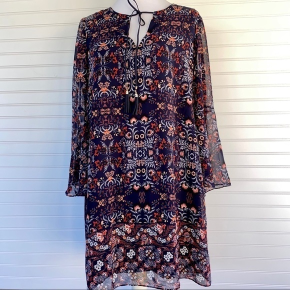 Vince Camuto Bell Sleeves Dress $128 NEW - Picture 7 of 15